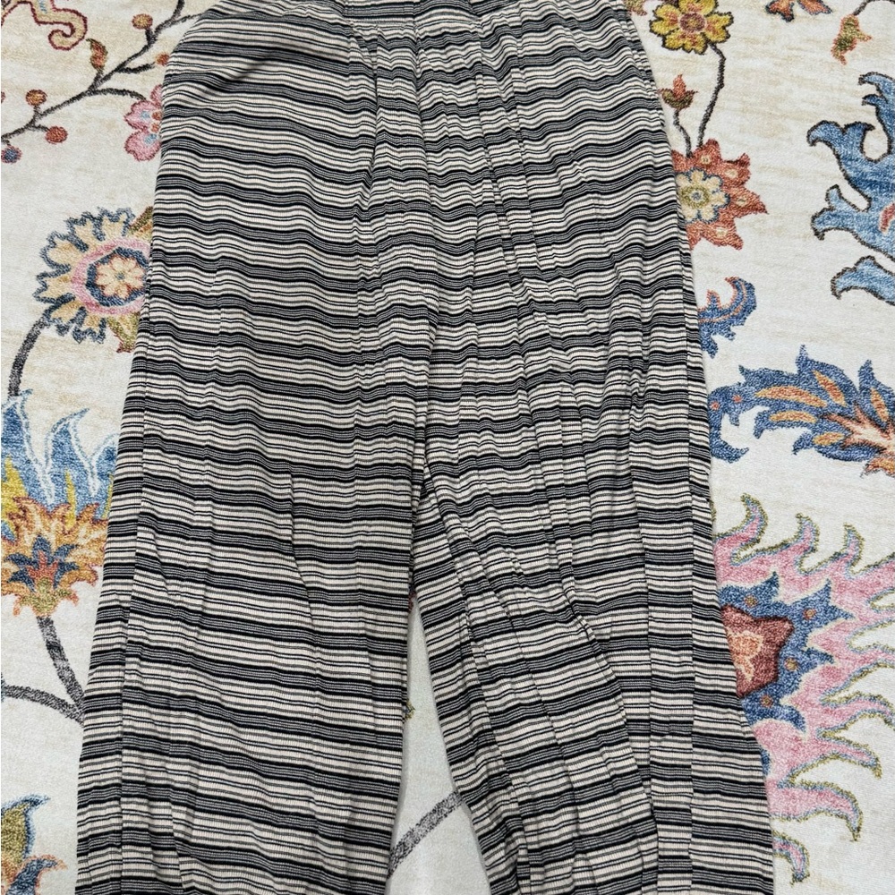 Victoria's Secret Black and White Striped Pants